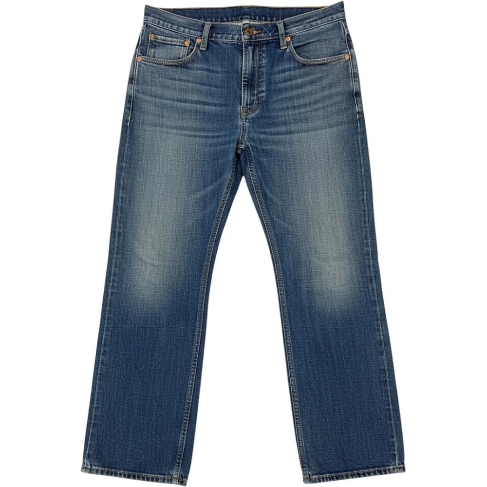 VTG Levis 557 Jeans Mens 36x32 Medium Wash Relaxed Bootcut Crosshatch Denim 2008